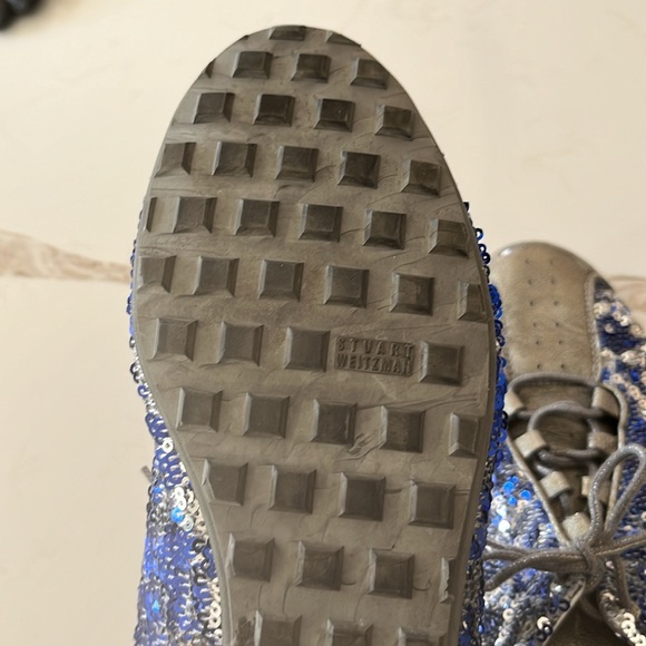 EUC Stuart Weitzman sequinned sneakers - Picture 8 of 14